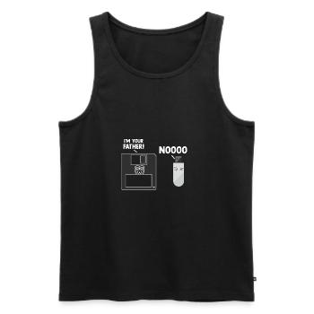 IT-Experte Informatiker Ausgehkleidung für - Männer Premium Bio Tank Top - Schwarz - Vorne - AI Model Male 178 light (178cm)