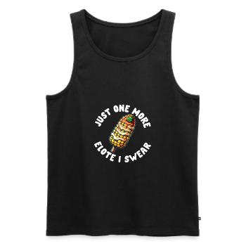 Elote Girl Women Elote Mexican Corn Food Comida - Men's Premium Organic Tank Top - black - Front - Michal (187cm)