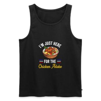 Philippines Philippines Femmes Hommes Cuisine philippine - Débardeur bio Premium Homme - noir - Devant - AI Model Male 178 light (178cm)