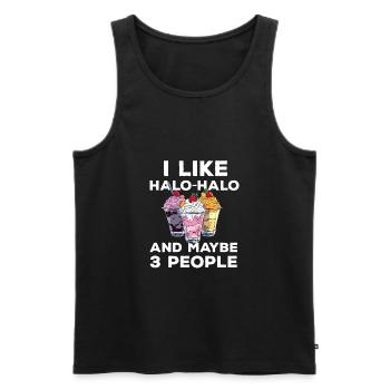 Philippines Philippines Femmes Hommes Cuisine philippine - Débardeur bio Premium Homme - noir - Devant - AI Model Male 178 light (178cm)