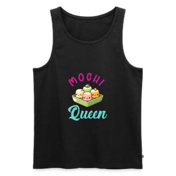 Mochi Japanischer Reiskuchen Süßigkeiten Snack Süßes Mochi - Männer Premium Bio Tank Top - Schwarz - Vorne - AI Model Male 178 light (178cm)