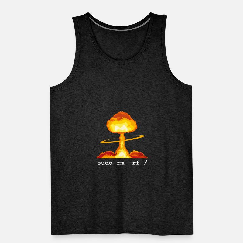 Linux Funny Linux Command Sudo RM RF pour Homme Débardeur bio Premium Homme