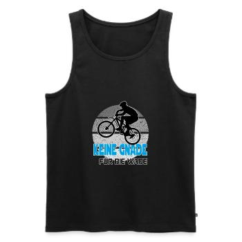 Fahrradfahrer Fahrradkurier Express - Männer Premium Bio Tank Top - Schwarz - Vorne - Michal (187cm)
