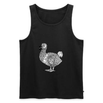 DODO bird - Men's Premium Organic Tank Top - black - Front - Michal (187cm)