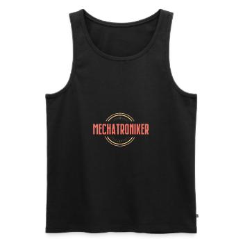 Mechatroniker - Männer Premium Bio Tank Top - Schwarz - Vorne - AI Model Male 178 light (178cm)