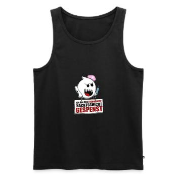 Nachtschicht Krankenpflege - Männer Premium Bio Tank Top - Schwarz - Vorne - AI Model Male 178 light (178cm)