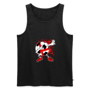 ENGLAND Fußball Nationalmannschaft WM - Männer Premium Bio Tank Top - Schwarz - Vorne - Michal (187cm)