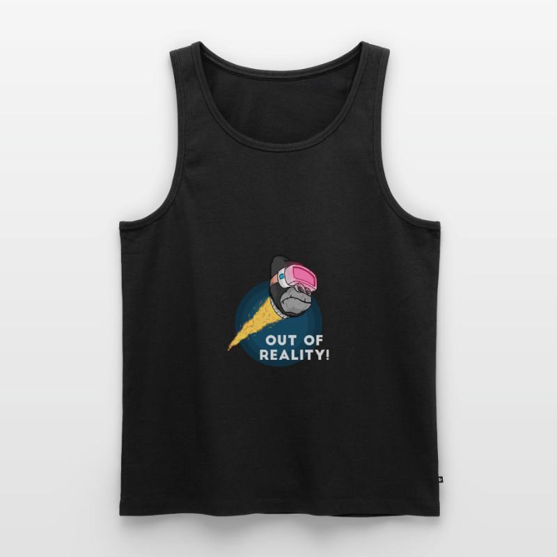 Gorilla Virtualreality Monkey Affe Nerd Computer Männer Premium Bio Tank Top
