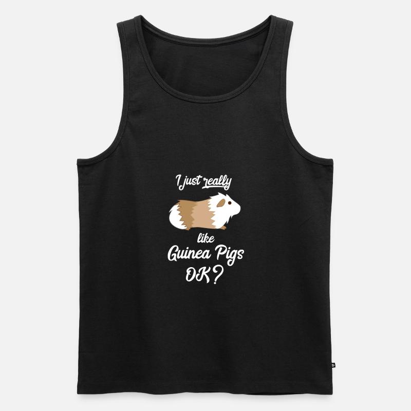 Cochon d'Inde - Cochon d'Inde - Amour - Débardeur bio Premium Homme - noir