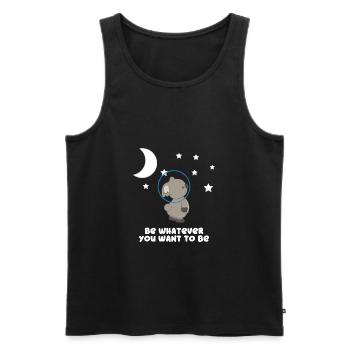 Koala - Koalas - Koala T-Shirt - Soyez vous - Débardeur bio Premium Homme - noir - Devant - AI Model Male 178 light (178cm)