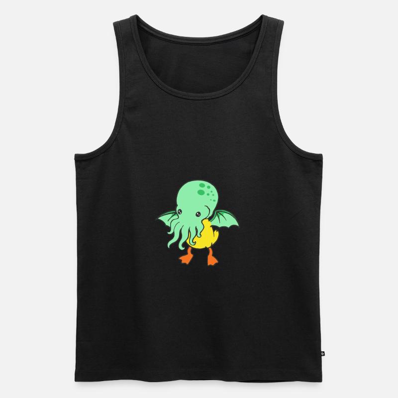 Mutierte Badeente - Männer Premium Bio Tank Top - Schwarz