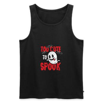 Ghost Grudge - Too cute to spook grudge - Männer Premium Bio Tank Top - Schwarz - Vorne - AI Model Male 178 light (178cm)