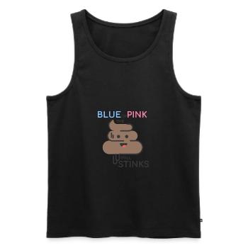 Garçon ou fille - Baby Party - Cadeau - Débardeur bio Premium Homme - noir - Devant - AI Model Male 178 light (178cm)