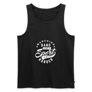 Marching Band Saison Laiton Instrument Idée cadeau - Débardeur bio Premium Homme - noir - Devant - Michal (187cm)