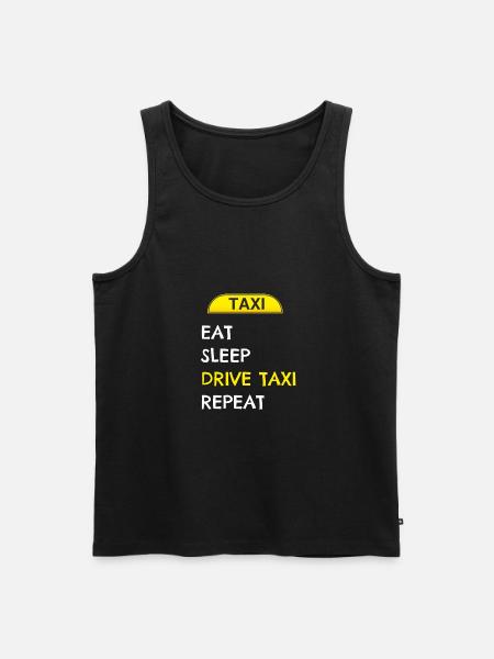 Taxifahrer - Männer Premium Bio Tank Top - Schwarz
