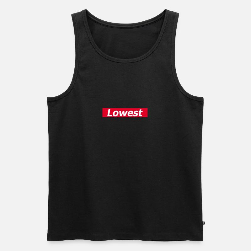LOWEST | Tuning - Männer Premium Bio Tank Top - Schwarz