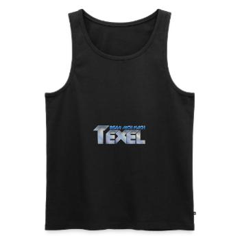 Zeig, dass du Texel liebst! - Männer Premium Bio Tank Top - Schwarz - Vorne - AI Model Male 178 light (178cm)