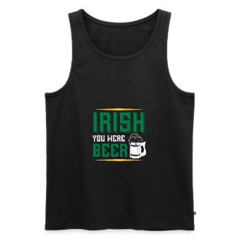 Irlandais vous étiez de la bière - Débardeur bio Premium Homme - noir - Devant - Michal (187cm)