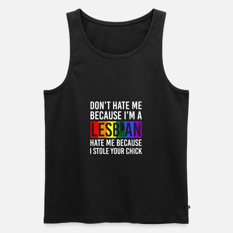 lgBT - Männer Premium Bio Tank Top - Schwarz