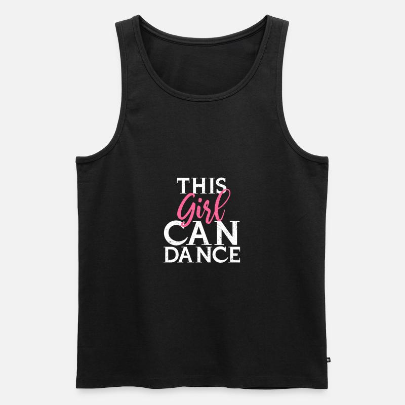 Tanzen - Männer Premium Bio Tank Top - Schwarz