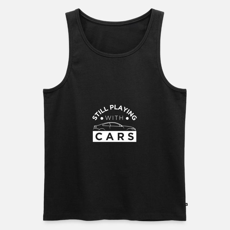 auto - Männer Premium Bio Tank Top - Schwarz