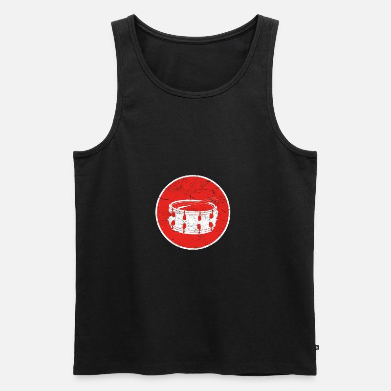 Gift drums drum drum - Men's Premium Organic Tank Top - black