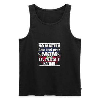 no matter mom cool mother poison Haiti png - Men's Premium Organic Tank Top - black - Front - Michal (187cm)