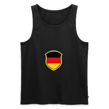 World Champion Champion 2018 wm team Germany png - Men's Premium Organic Tank Top - black - Front - AI Model Male 178 light (178cm)