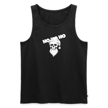 HoHohHo Skull Shirt - Sweat à capuche - Bébé - Enfant - Débardeur bio Premium Homme - noir - Devant - Michal (187cm)