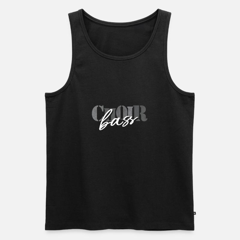 Chorale - Chanteuse basse - Débardeur bio Premium Homme - noir