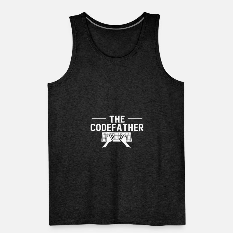 The CodeFather Geschenk Programmierer Männer Premium Bio Tank Top
