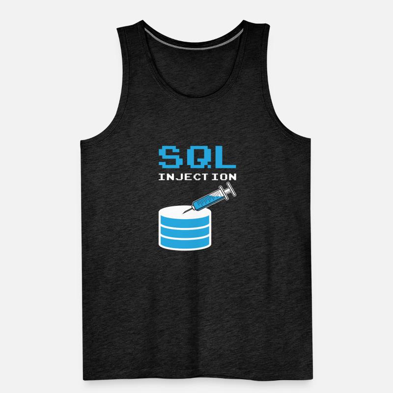 Injection SQL pour les administrateurs de base de données SQL Débardeur bio Premium Homme