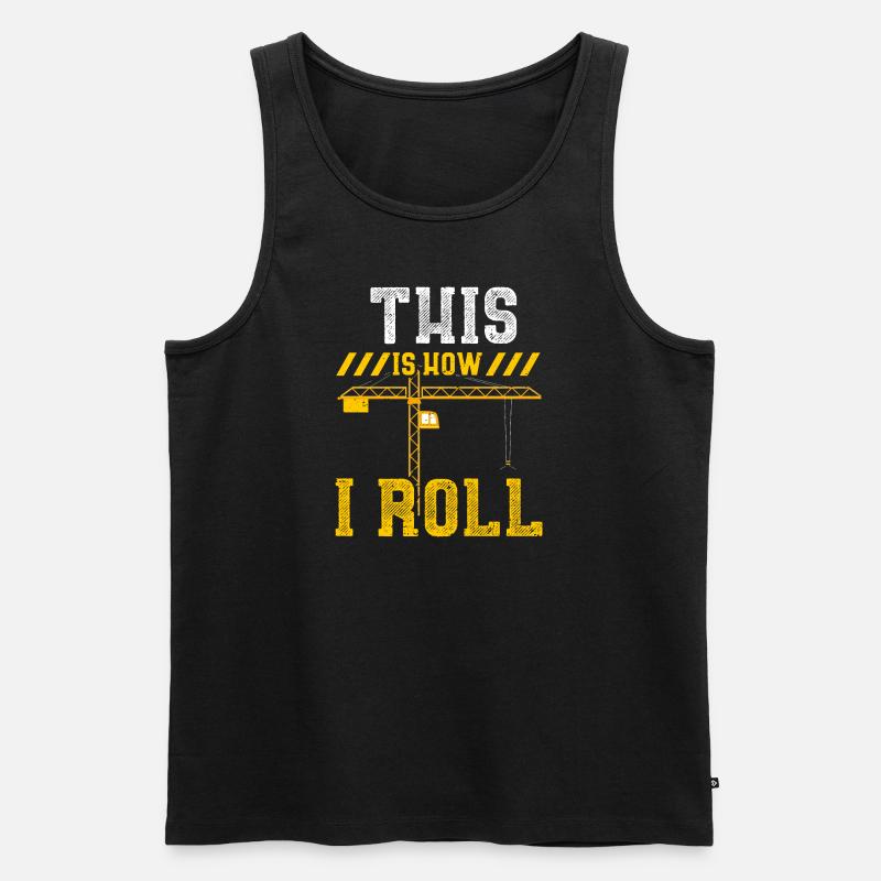 This Is How I Roll - Männer Premium Bio Tank Top - Schwarz