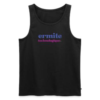 Statement Motiv für Geeks und Technologie Fans - Männer Premium Bio Tank Top - Schwarz - Vorne - Michal (187cm)