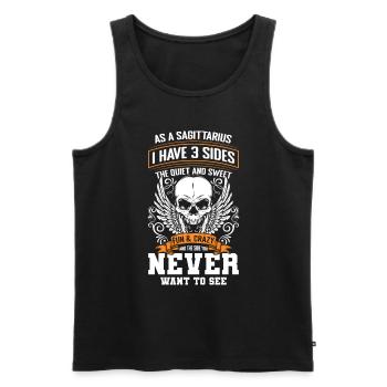 Horoskop Astrologie Monat - Männer Premium Bio Tank Top - Schwarz - Vorne - Michal (187cm)