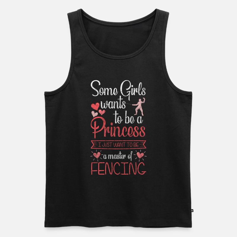 Fechtsport Kampf Tradition - Männer Premium Bio Tank Top - Schwarz