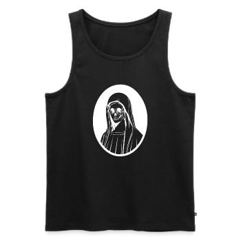 Ave - Männer Premium Bio Tank Top - Schwarz - Vorne - AI Model Male 178 light (178cm)