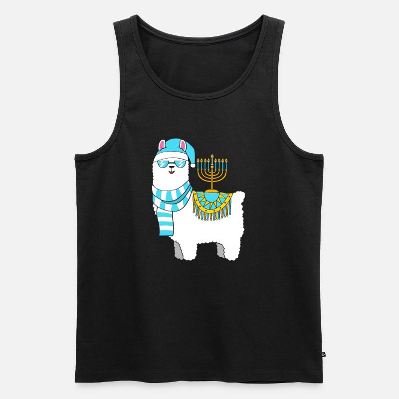 Hanoukka Hanoukka Hanoukka - Débardeur bio Premium Homme - noir