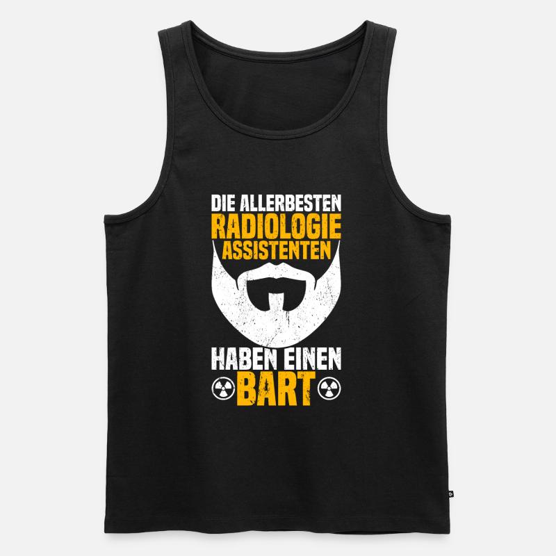 MTRA Medizinisch-Technischer Radiologie Assistent - Männer Premium Bio Tank Top - Schwarz