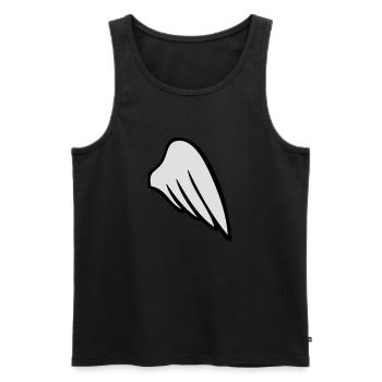 rightwing - Männer Premium Bio Tank Top - Schwarz - Vorne - AI Model Male 178 light (178cm)