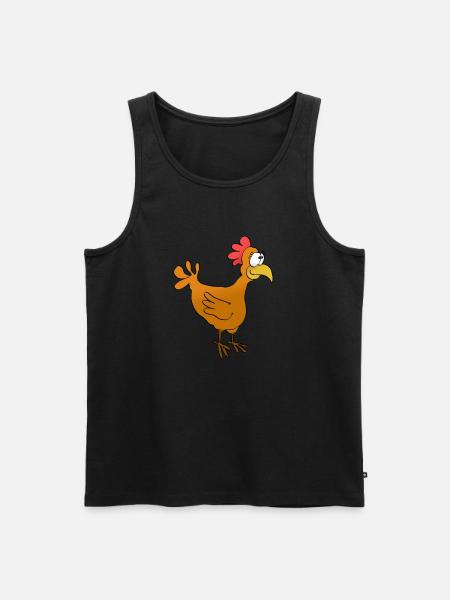 poulette - Débardeur bio Premium Homme - noir