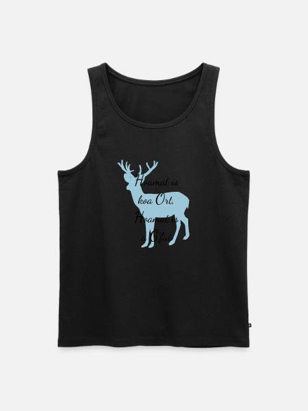 Hoamat G'fui - Männer Premium Bio Tank Top - Schwarz