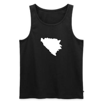 Bosnie-Herzégovine originale Idée cadeau - Débardeur bio Premium Homme - noir - Devant - Michal (187cm)
