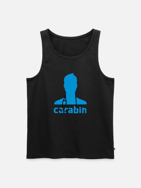 carabin - Men's Premium Organic Tank Top - black