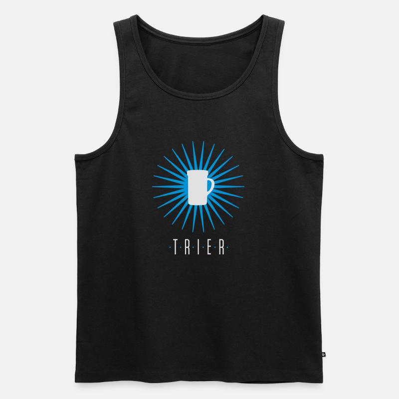 Trier - Männer Premium Bio Tank Top - Schwarz