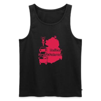Bester Kraftfahrer Ostdeutschland - Männer Premium Bio Tank Top - Schwarz - Vorne - Michal (187cm)