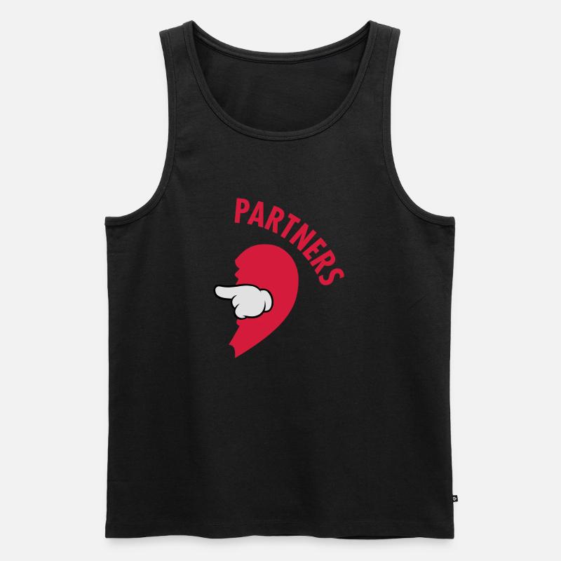 Running Partner (Part 2) - Men's Premium Organic Tank Top - black
