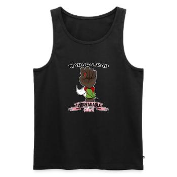 Madagascar Girl Unbreakable I Madagascar Heritage - Männer Premium Bio Tank Top - Schwarz - Vorne - Michal (187cm)