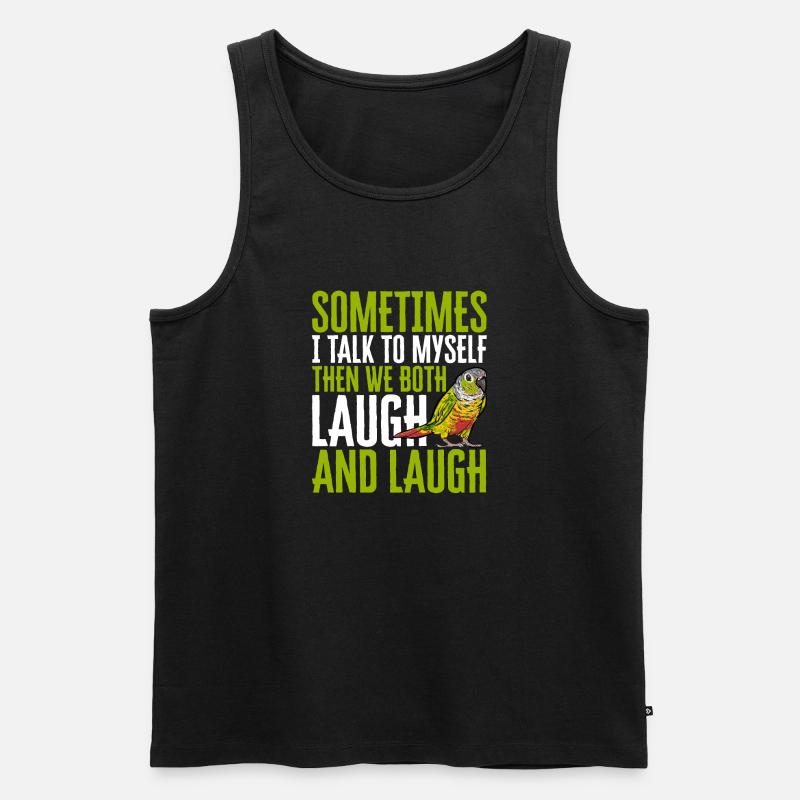Molinasittich Papagei Vogel Sonnensittich - Männer Premium Bio Tank Top - Schwarz
