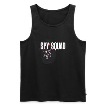 Spurensicherung - Kripo Polizei Kriminaltechnik - Männer Premium Bio Tank Top - Schwarz - Vorne - AI Model Male 178 light (178cm)
